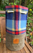 The Overnighter Bag – Vintage Wool & Waxed Canvas