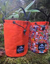 Small Bucket Bag – Orange and Skeleton Edition
