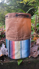 Heritage Medium Cedar Bucket Bag with 19th Century Serape Pockets