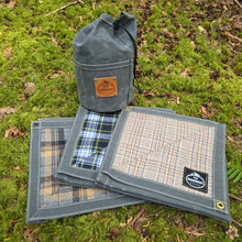 Wool and Waxed Canvas Junior Ground Cloth for Bushcraft