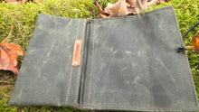 Vintage Wool Roll Up Pouch