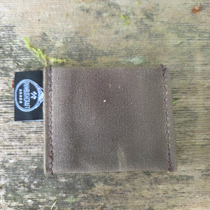 Handcrafted Waxed Canvas Coin Slips