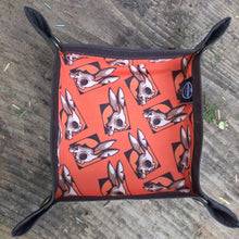 DEATH BUNNY Waxed Canvas  Travel Tray Small