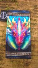 Dragon Print Pocketknife Slips – Double-Layered Navy Waxed Canvas Waxed Canvas