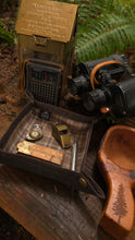 Waxed Canvas and Vintage Wool Travel Tray for your Gear or EDC