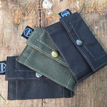 Waxed Canvas Snap Wallet