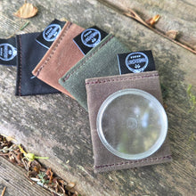 Handcrafted Waxed Canvas Coin Slips