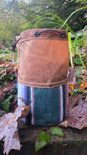 Heritage Medium Cedar Bucket Bag with 19th Century Serape Pockets