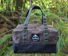 Vintage Woodland Lined Waxed Canvas Duffle