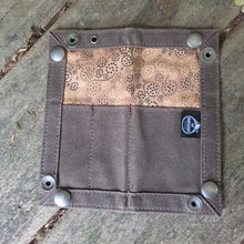 Brown Waxed Canvas EDC Travel Tray 3.0  – Everyday Carry, Field-Ready