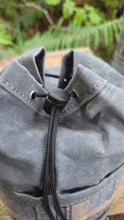 Cedar Bucket Bags with Outside Pockets featuring Vintage Wool