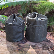 Lightweight Waxed Canvas Cedar Bucket Bags 2 Sizes