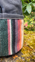 Heritage Medium Cedar Bucket Bag with 19th Century Serape Pockets