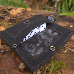 Adventure & Gaming Organizer: Handcrafted 3-Piece Waxed Canvas Set