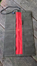 Maple Waxed Canvas Pocketknife Roll-Up – Orange Collection