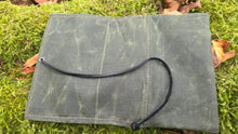 Vintage Wool Roll Up Pouch