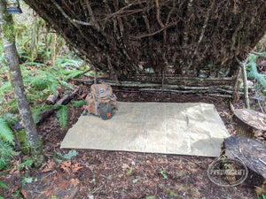 extra large waxed canvas ground cloth by PNWBUSHCRAFT