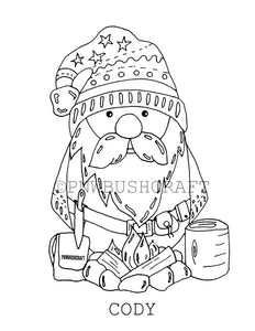 The Adventure Gnomes Coloring Book Volume 1 Printable Digital Download