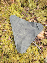 Handcrafted Waxed Canvas Tripod Seat: Your Portable Woodland Seat