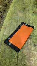 Orange and Black Waxed Canvas Travel Tray for your Gear or EDC