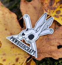 Death Bunny with Knives Vinyl Sticker