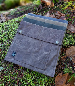 Waxed Canvas Grub Bag for keeping your dishes and utensils organized  by PNWBUSHCRAFT