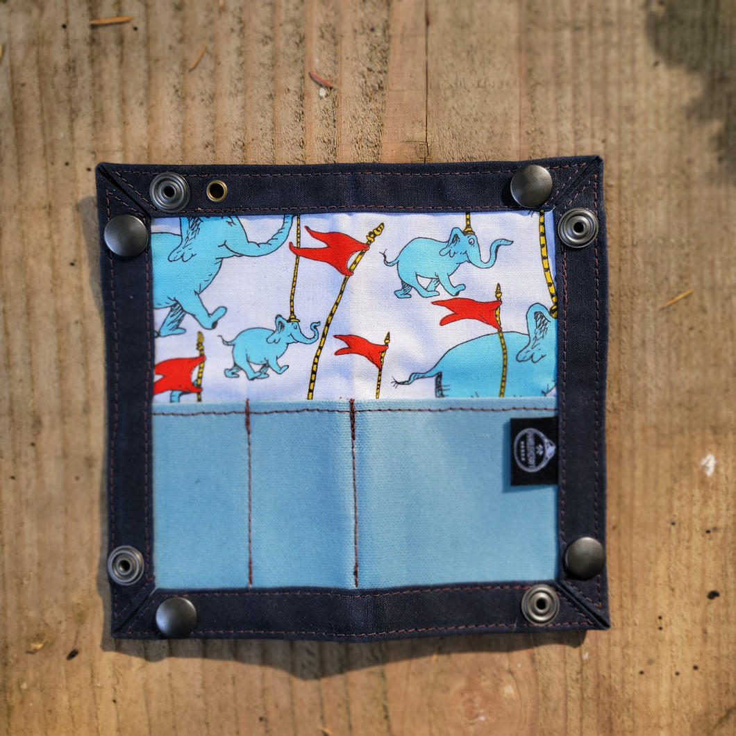 Colorful EDC waxed Canvas Travel Tray for your Gear and EDC 2.0
