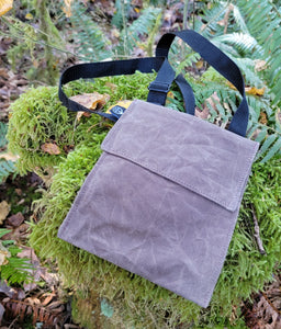 Jr Waxed Canvas Haversack designed for kids