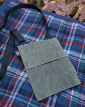 Jr Waxed Canvas Haversack designed for kids