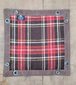 Vintage Wool and Waxed Canvas Small Travel Tray for your Gear or EDC