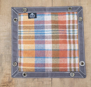 Vintage Wool and Waxed Canvas Small Travel Tray for your Gear or EDC