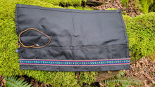 The Birch Waxed Canvas Knife Roll Up with Vintage Trim