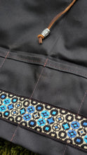 The Birch Waxed Canvas Knife Roll Up with Vintage Trim