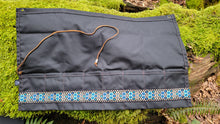 The Birch Waxed Canvas Knife Roll Up with Vintage Trim