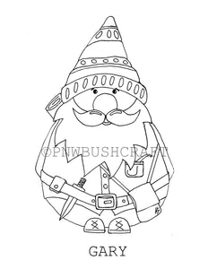 The Adventure Gnomes Coloring Book Volume 1 Printable Digital Download