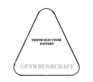 How to Make a Waxed Canvas Tripod Seat Cover Instructions Digital Download