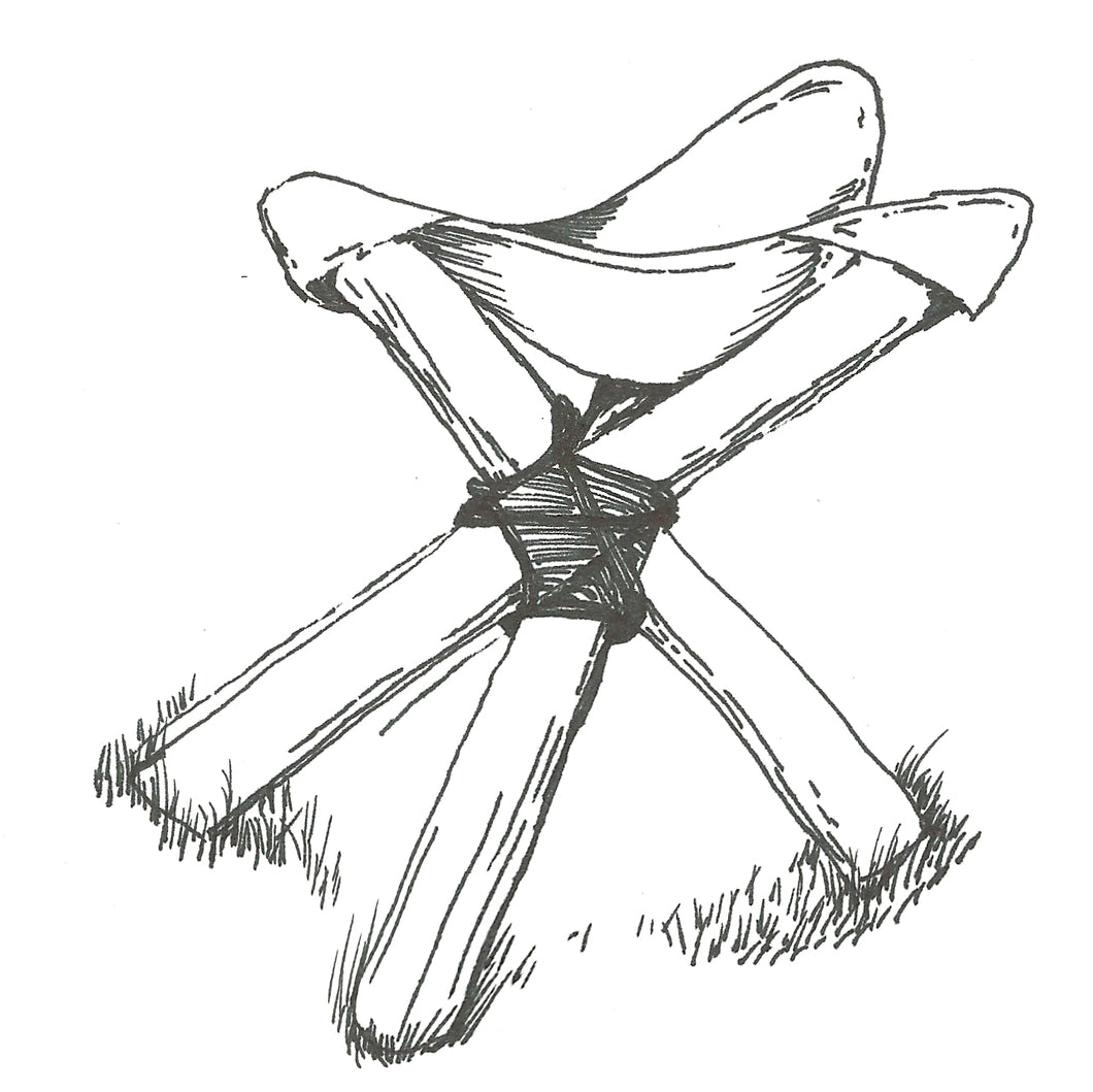 How to Make a Waxed Canvas Tripod Seat Cover Instructions Digital Download