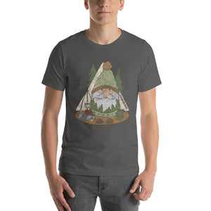 Brian the Bold Adventure Gnome Unisex t-shirt